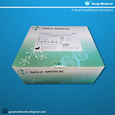 CE와 의학 diagnostic 오마이크론 빠른 COVID 19 테스트 중인 키트는 찬성했습니다