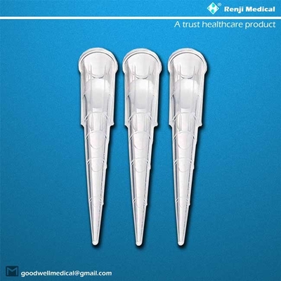 1mL 무균 피벳 팁, 보편적 마이크로피펫은 1000ul에게 비밀 정보를 제공합니다