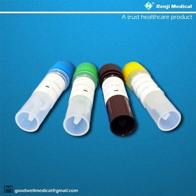 침 시료와 실시간 RT PCR 핵산 테스트 중인 키트