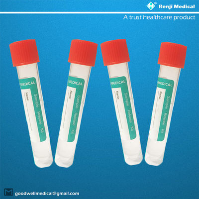 SARS COV-2 견본 수집 관, 승인받은 프티엠 시험 키트 CE